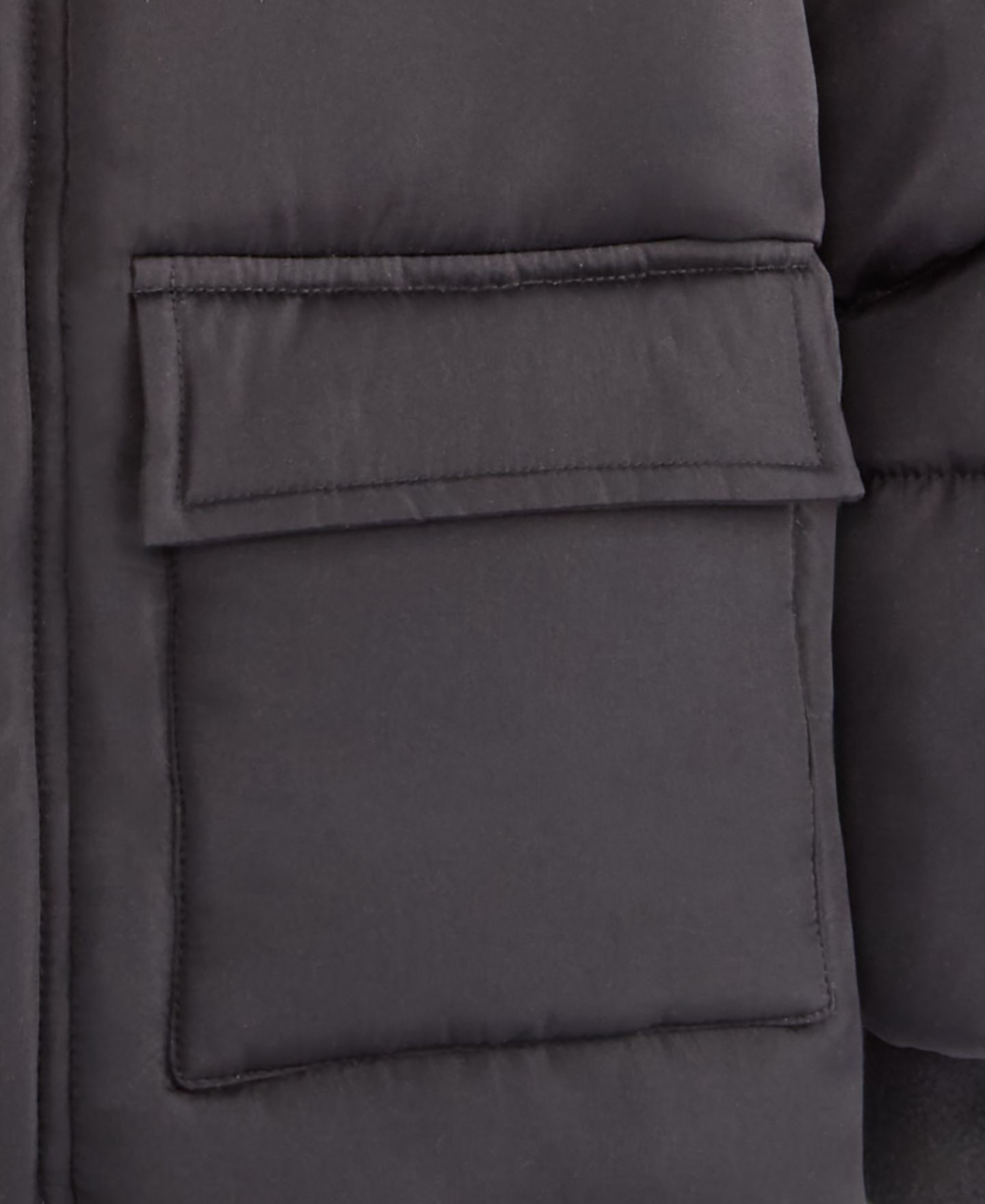 Куртка S Rothschild & CO Solid Quilted Puffer Coat and Fleece Hat (while supplies last) для мальчиков, цвет: Чёрный — фото 3
