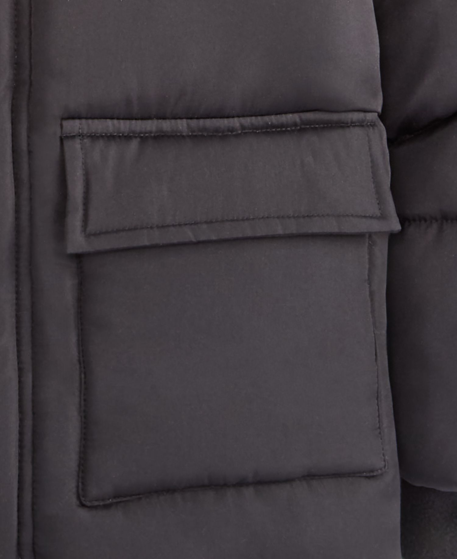 Boys' 2T-5T Solid Quilted Puffer Coat and Fleece Hat (while supplies last)