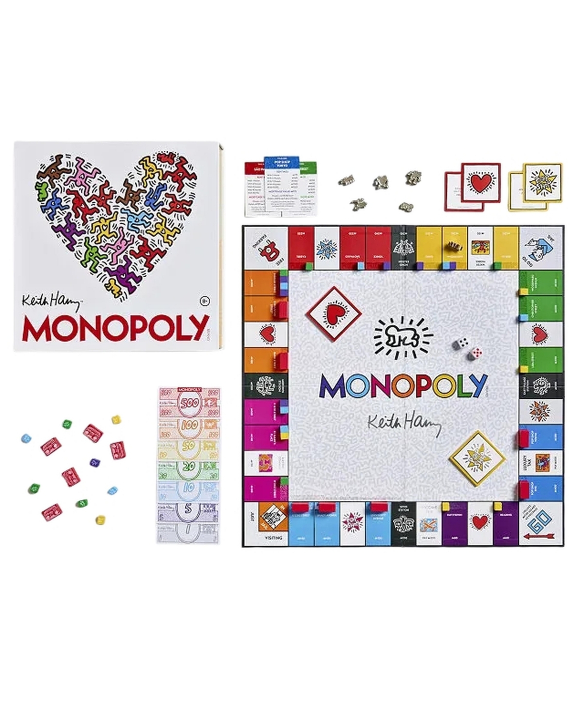Uncommon Goods Keith Haring Pop Shop 40th Anniversary Monopoly Game