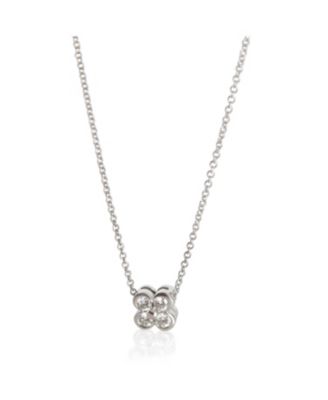 Platinum Diamond Lace Pendant