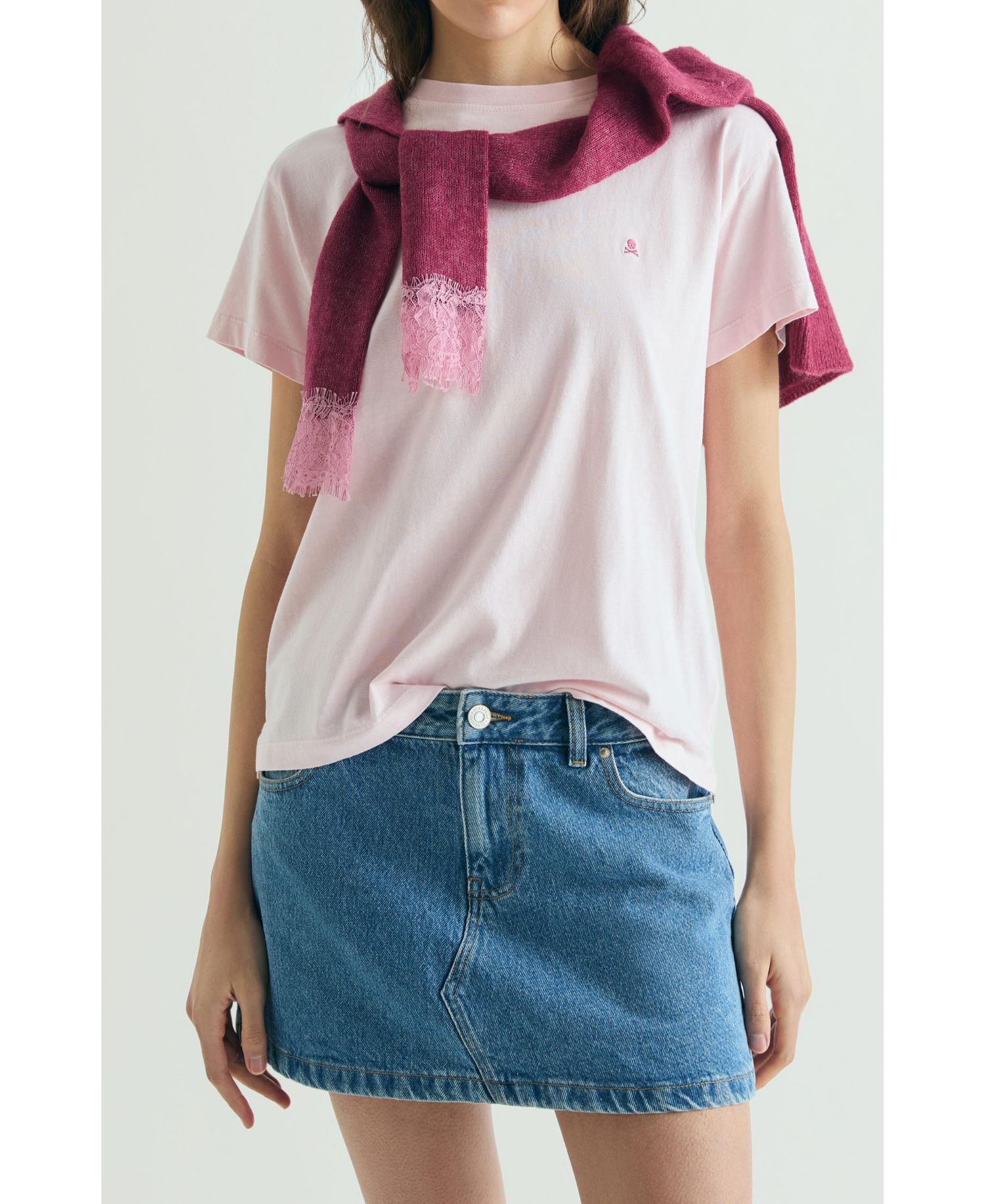 Women's Skull Basic T-Shirt