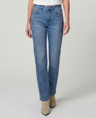 Women's Kennedy Embellished Straight-Leg Jeans