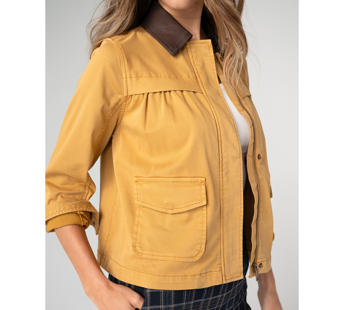 Liverpool Los Angeles Women's Collared Swing Jacket