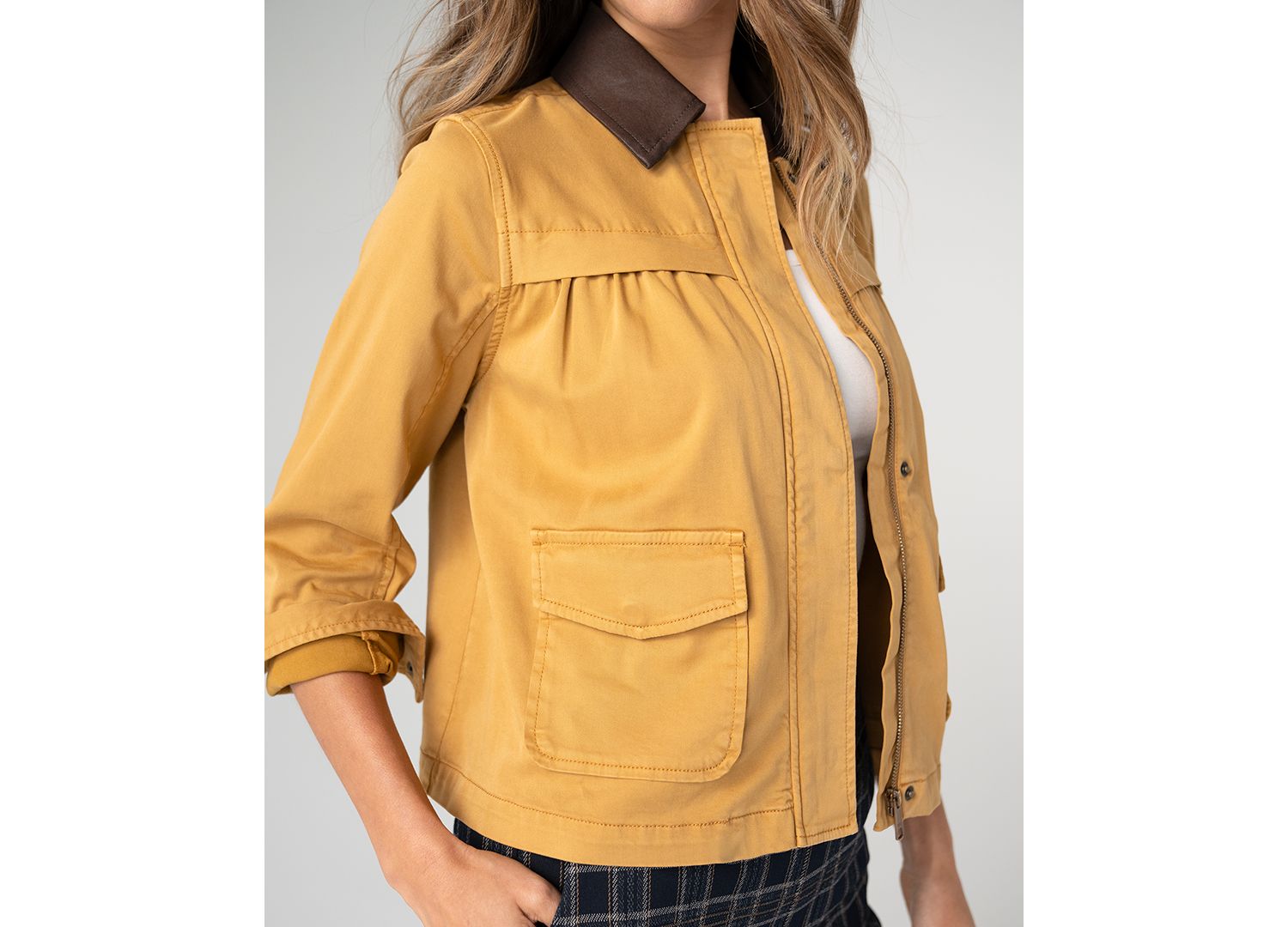 Women's Collared Swing Jacket
