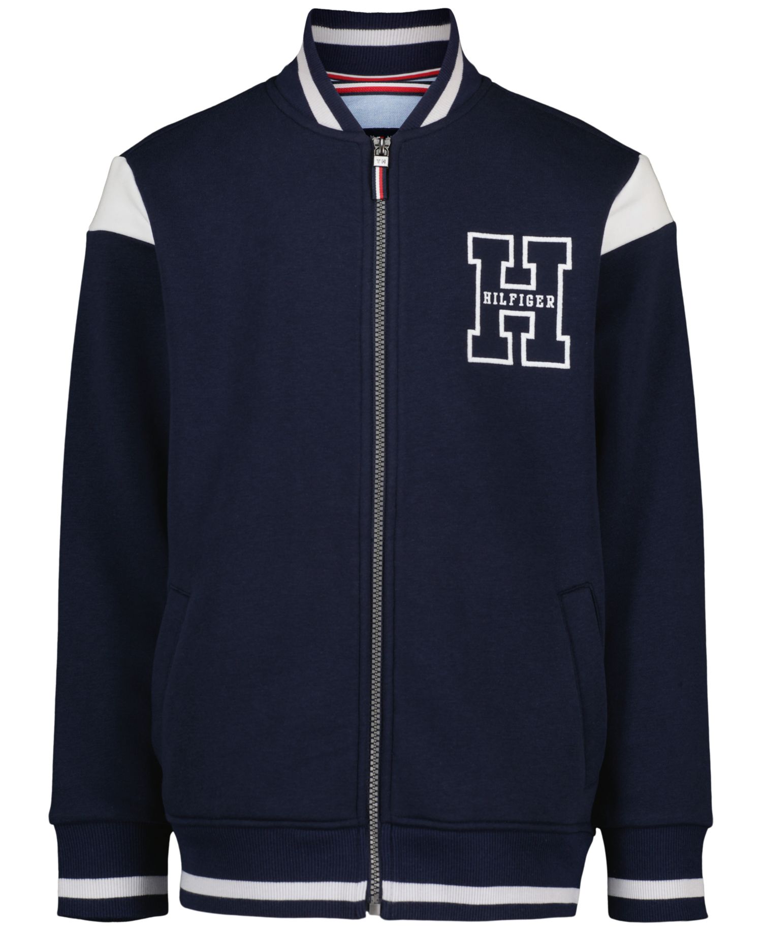 Boys' 2T-7 Collegiate Varsity Zip-Front Jacket