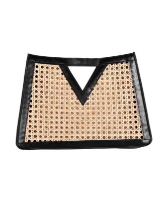 Women's Rattan Kane Clutch Handbag