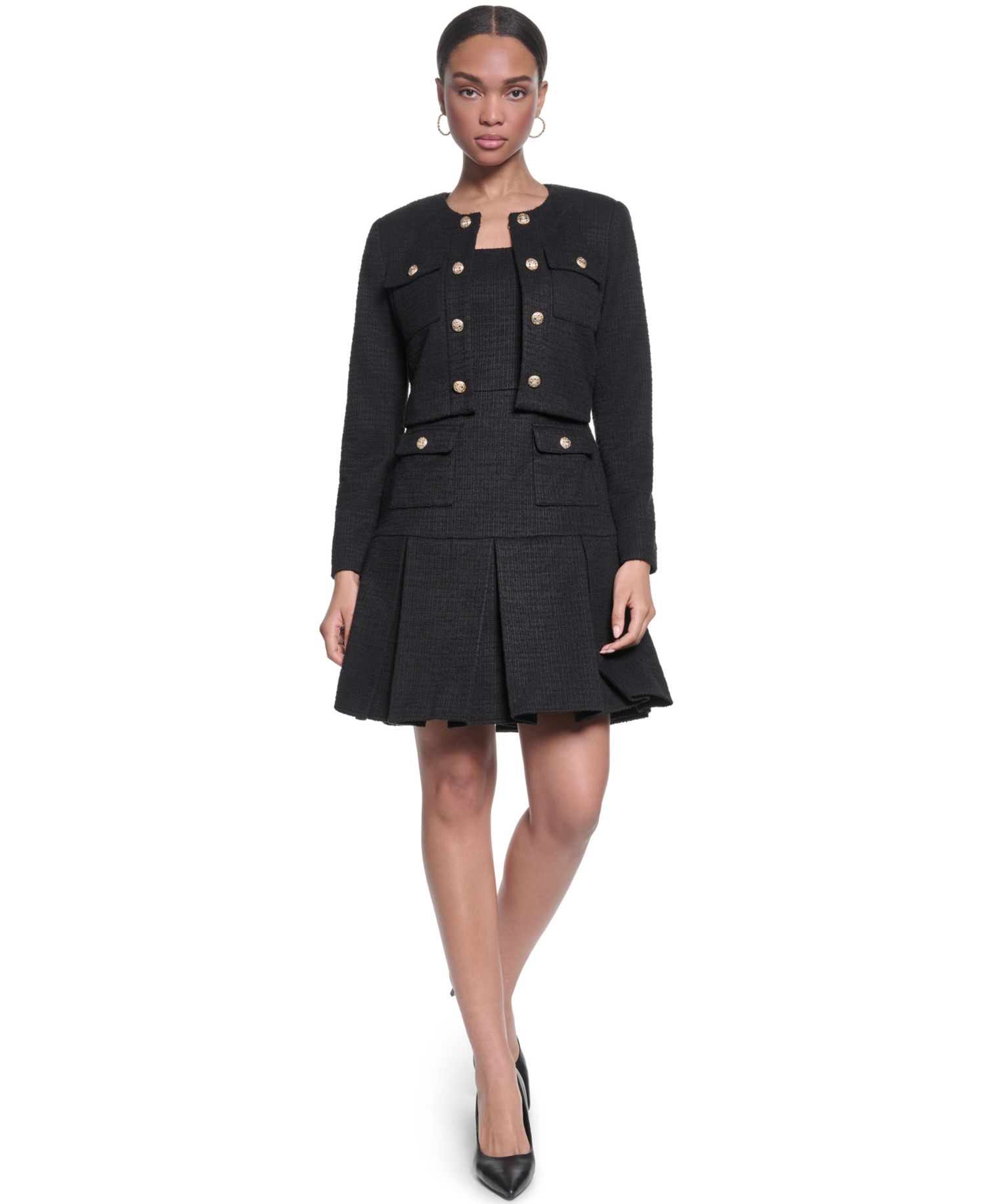 Women's Knit Tweed Jacket