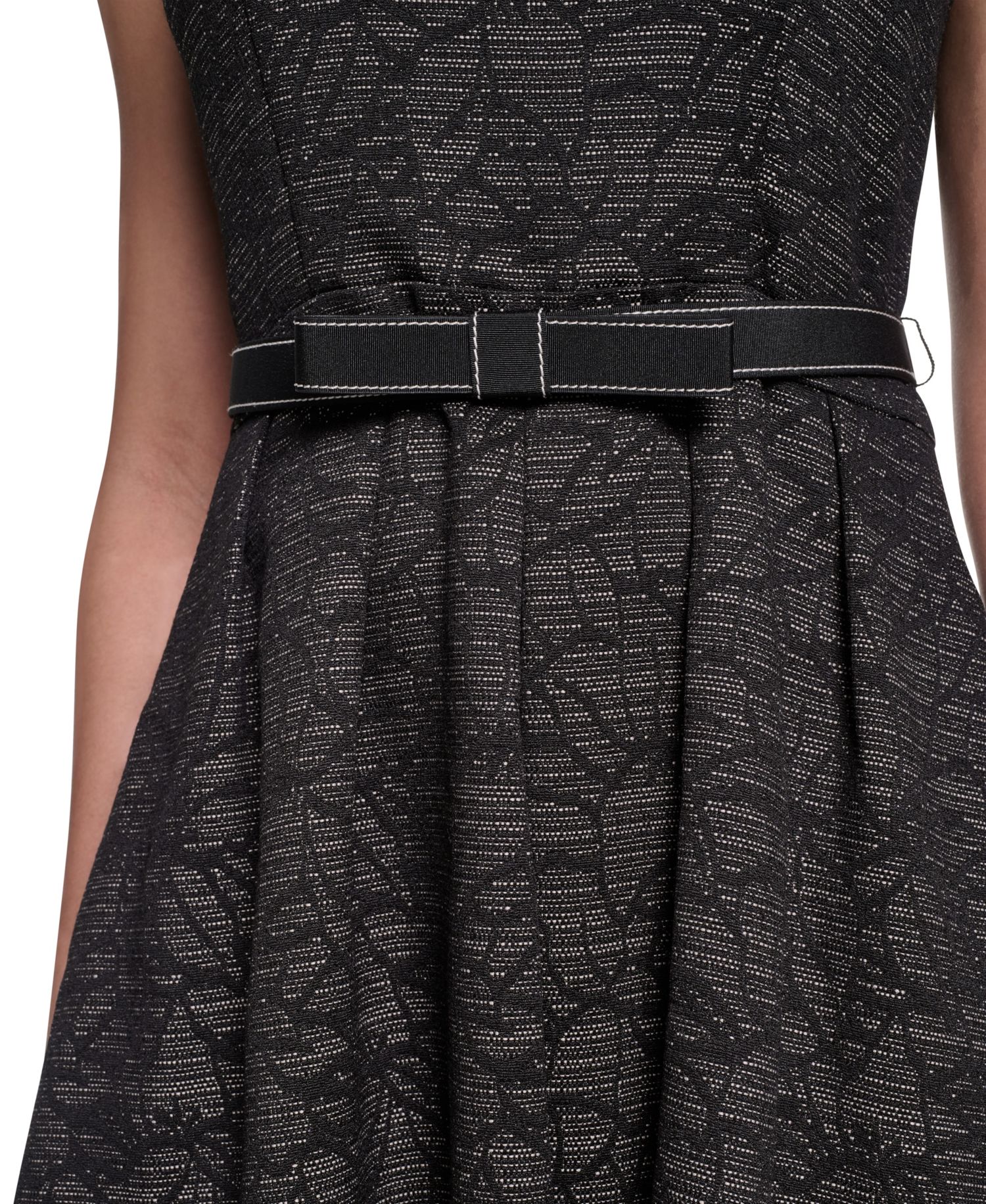Women's Crewneck Fit and Flare Dress