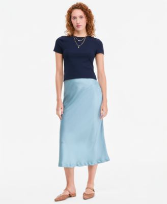 Women's Pull-On Satin Slip Skirt