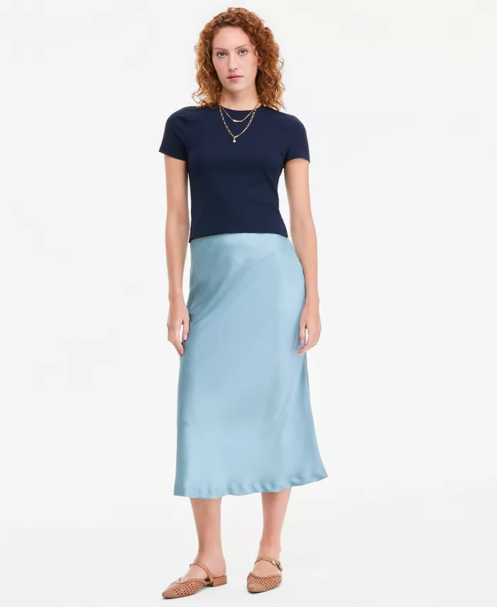 Women's Pull-On Satin Slip Skirt