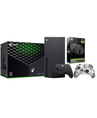 Xbox Series X 1tb Disc Console With Extra Controller Charge Dock Bundle