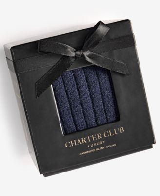 Women's Boxed Cashmere-Blend Ribbed Crew Socks