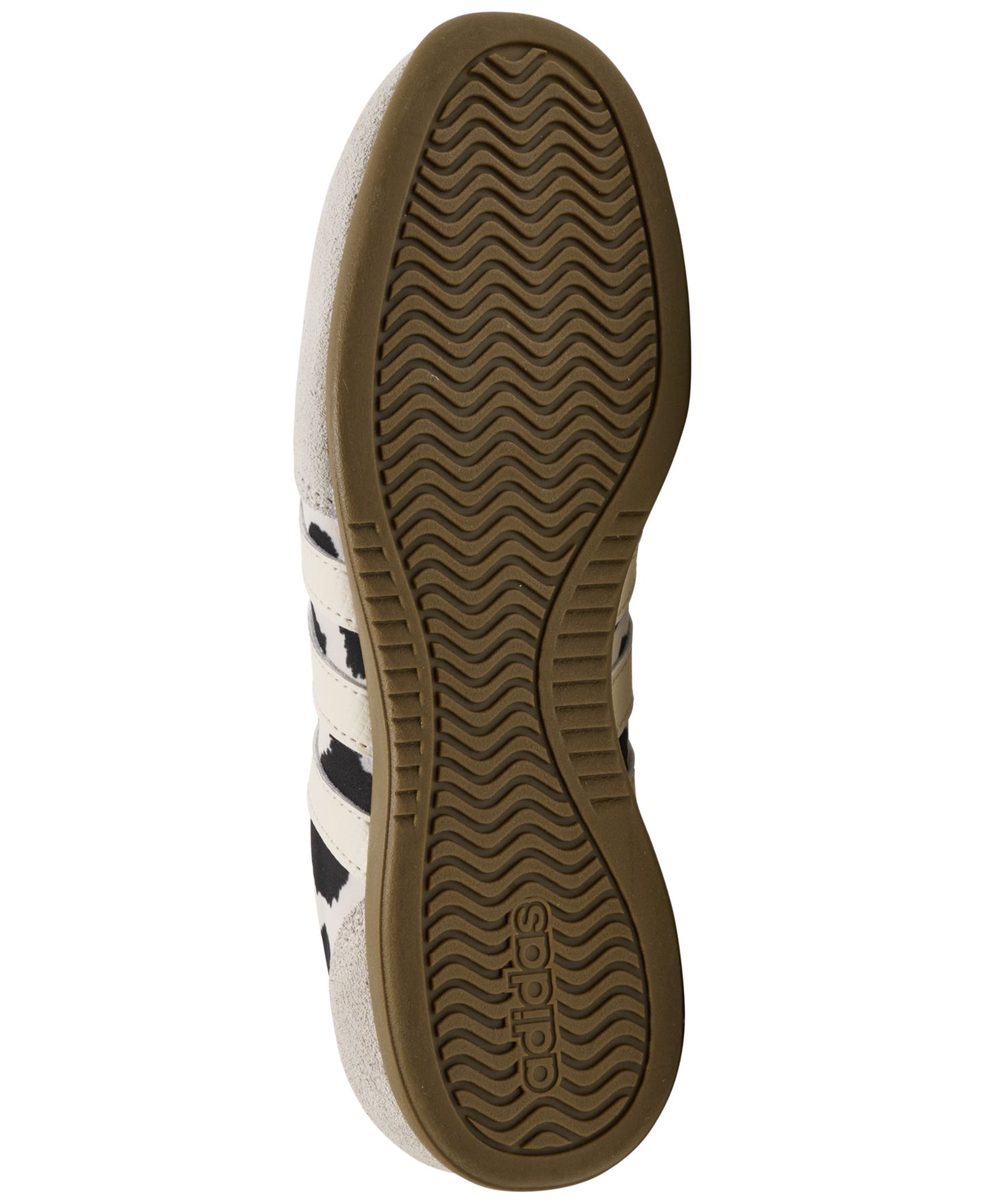 Женские кроссовки adidas Barreda Mary Jane Cow Print, цвет: Белый / Льняной — фото 6