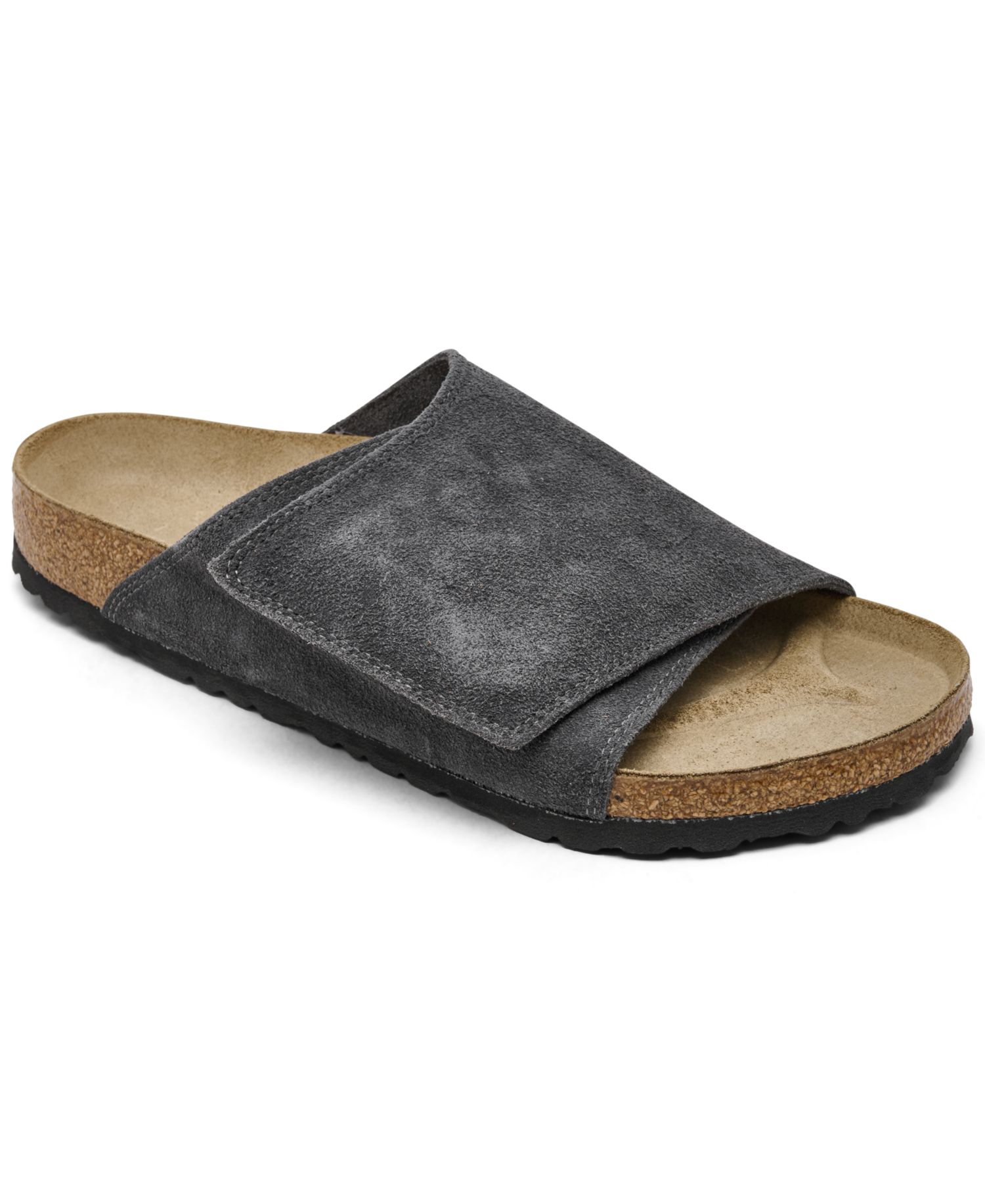 Men's Solana Suede Leather Slide Sandals from Finish Line