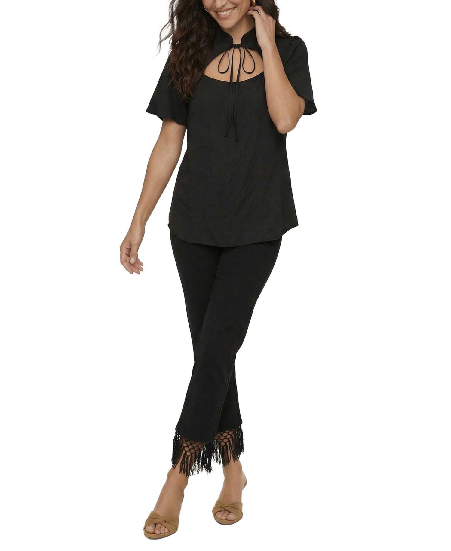 Women's Camille Flutter Sleeve Top