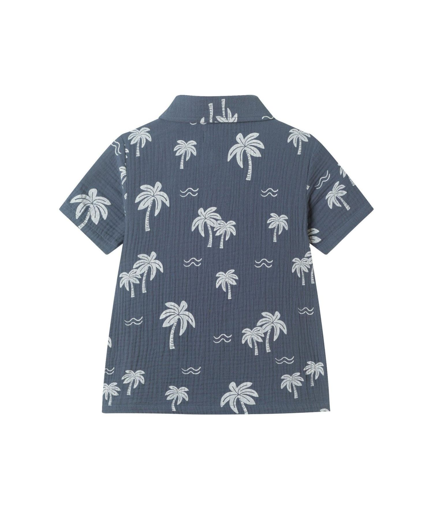 Andy and Evan Little Boys 5-7 Palm Tree Print Buttondown Shirt
