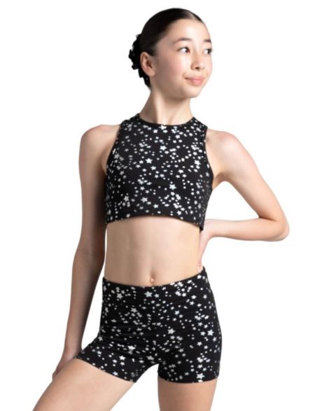 Детский топ Capezio Future Star Cosmic для девочек, цвет: Чёрный