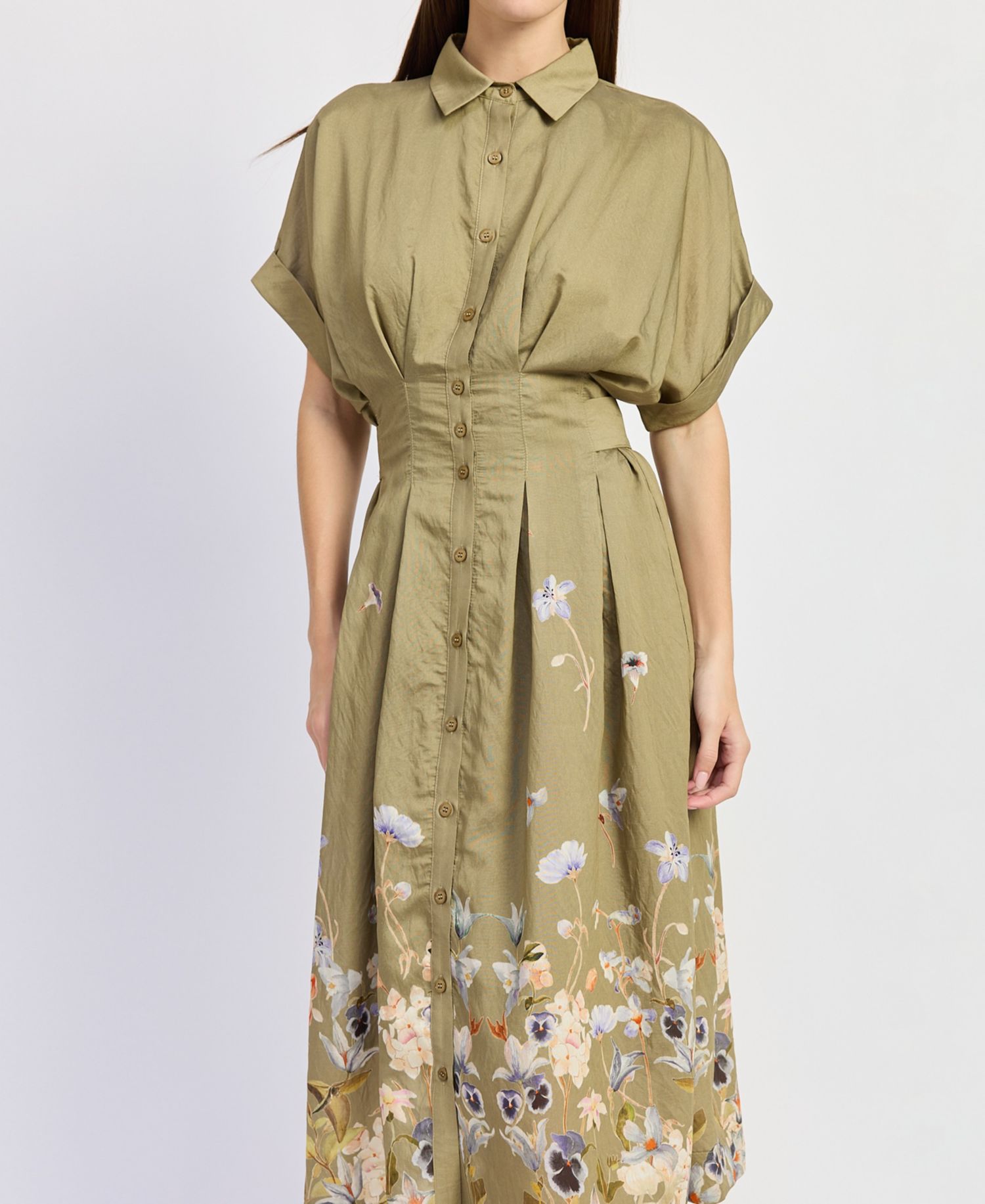 Women's Yvette Short-Sleeve Midi Dress