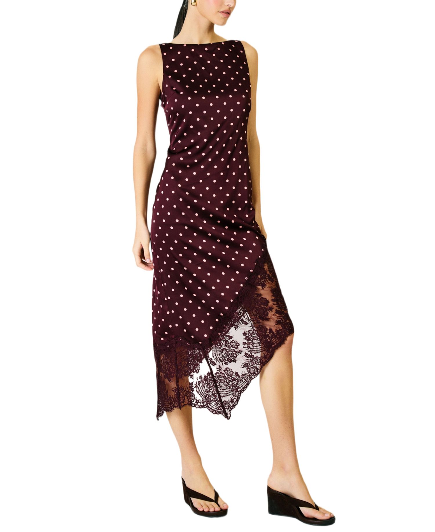 Women's Raye Polka Dot Asymmetric Dress