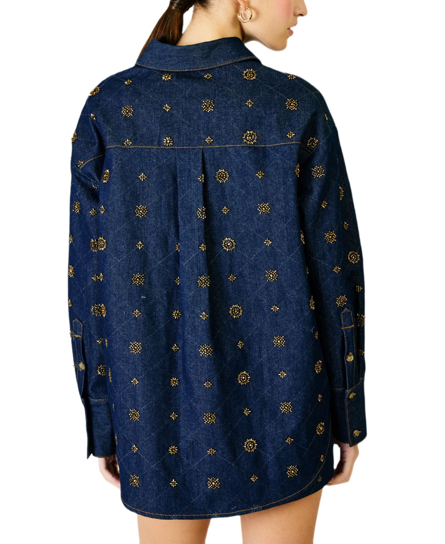 Women's Attina Beaded Denim Jacket