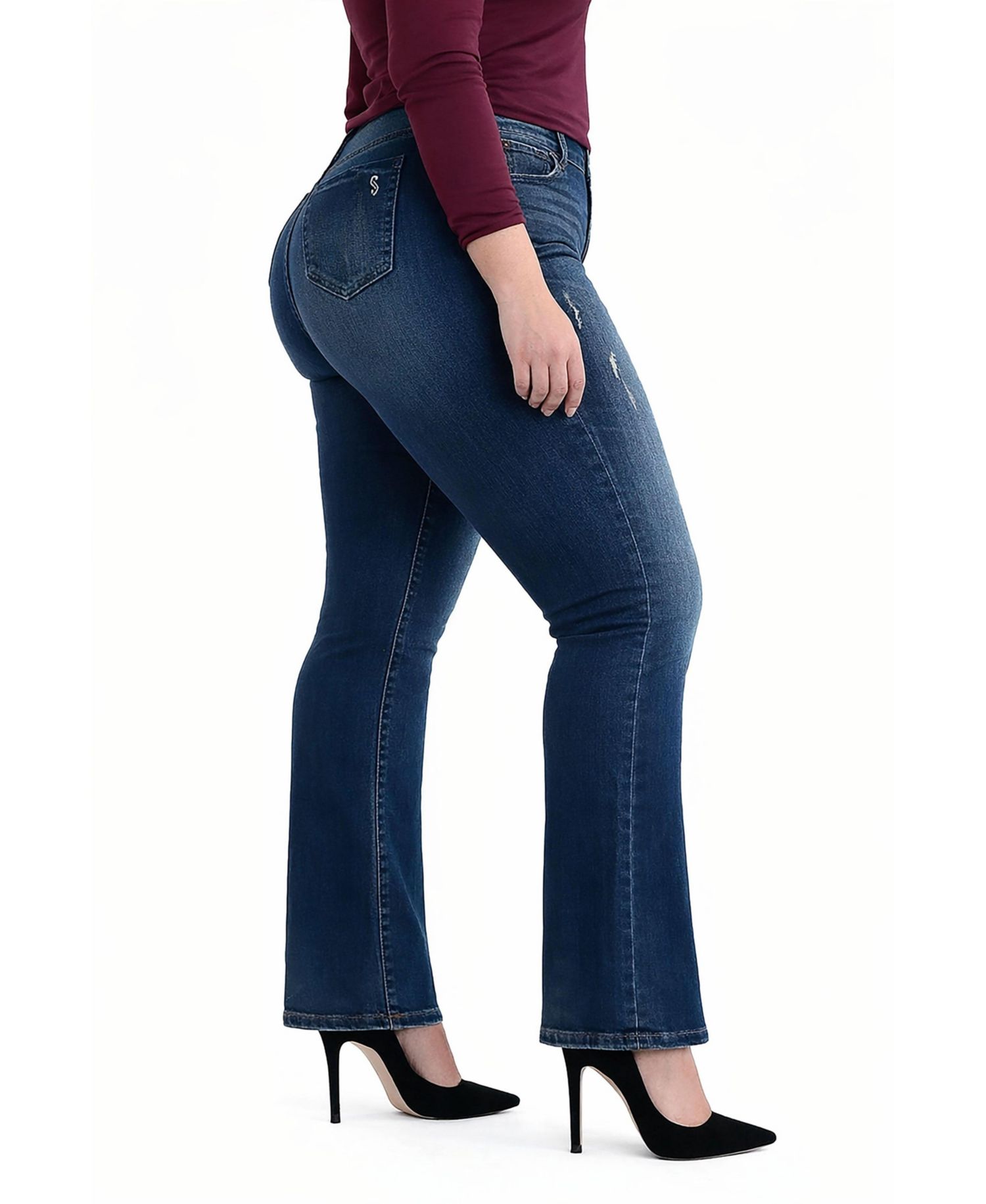 Women's Denim high rise bootcut in 32" inseam - Soraya