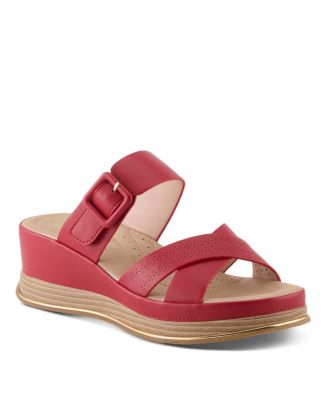 Women's Cattaneo  Wedges with Hook Closure