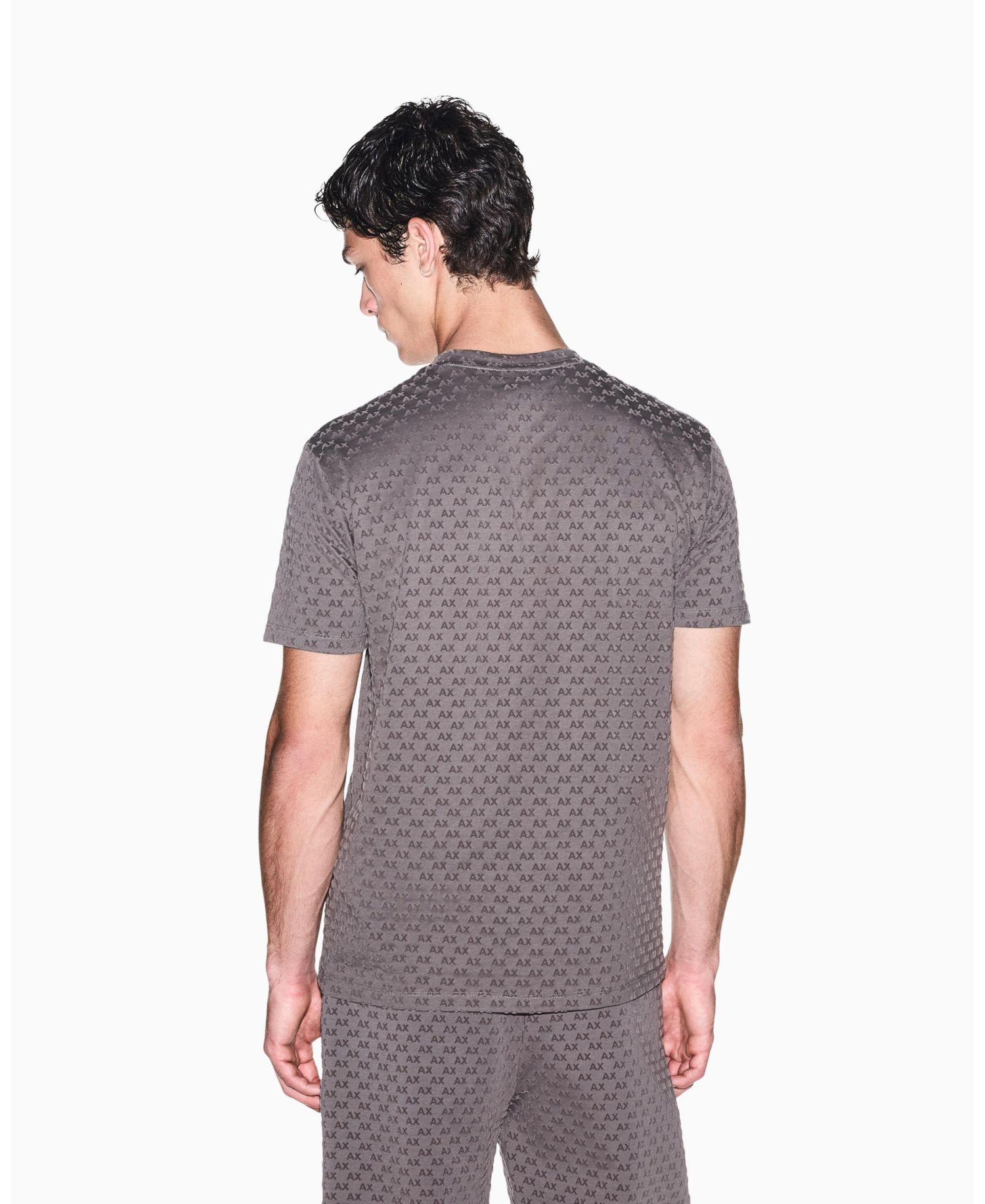 Men's Flocked All Over Logo T-Shirt