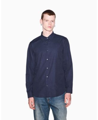 Men's Cotton Jacquard Woven Shirt