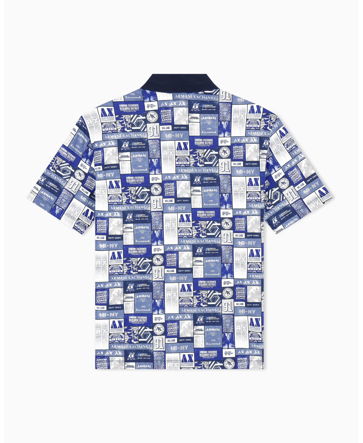 Men's Collage Logo Polo Shirt