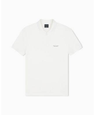 Men's Short Sleeves Zip Cotton Polo Shirt