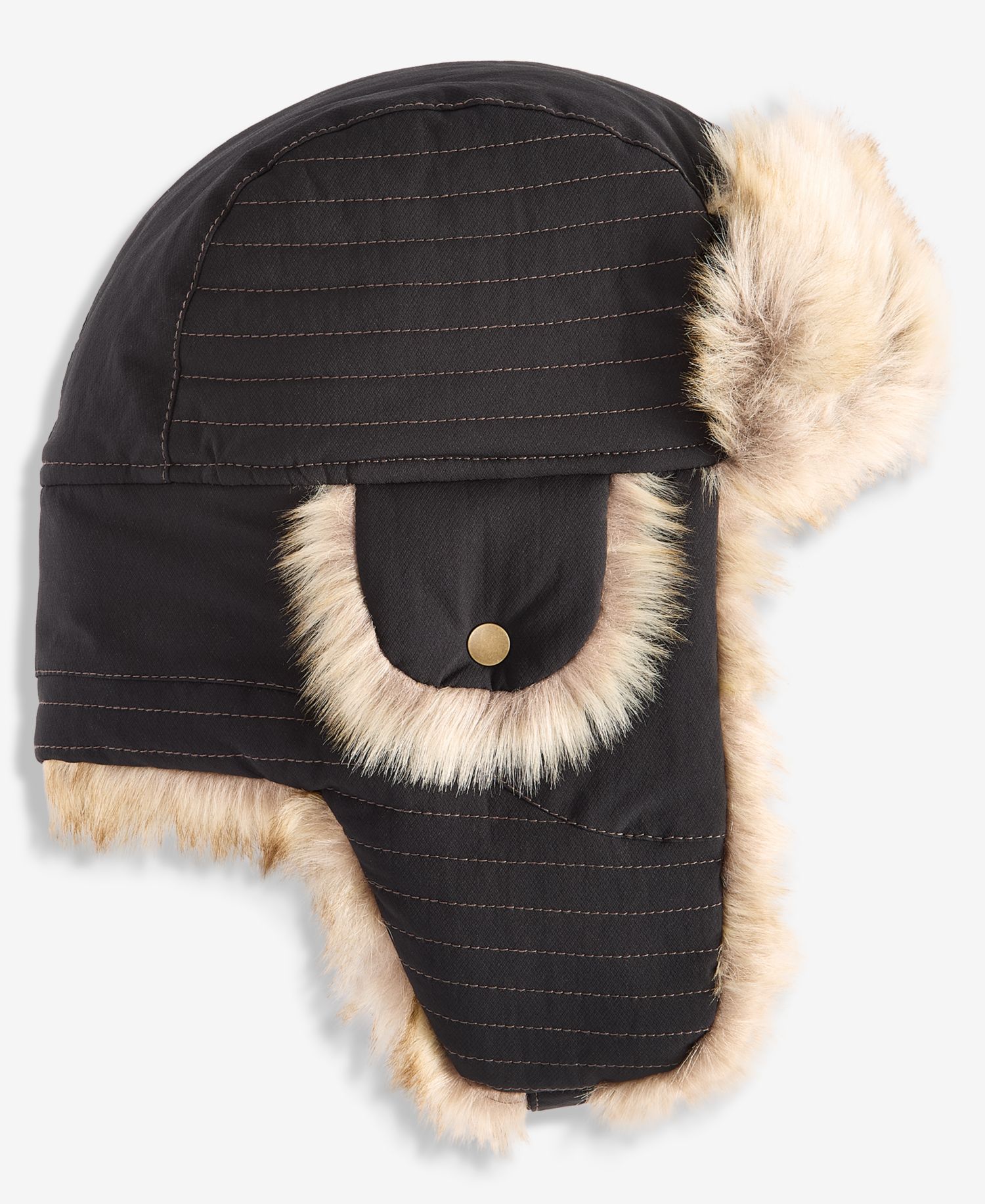 Men's Nylon Quilted Trapper Hat
