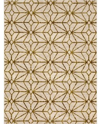 Artisan Celeste Brushed Gold 5'3" x 7'10" Area Rug