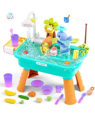 Kids Water Table Electric Pump Beach Play Outdoor Summer Toy
