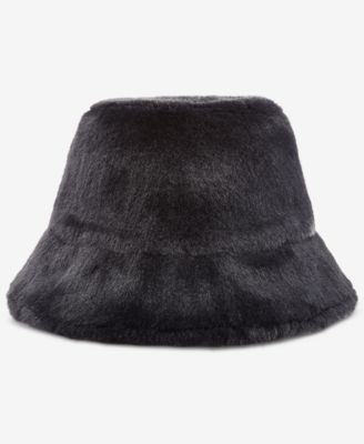 Women's Faux-Fur and Fleece-Lined Bucket Hat