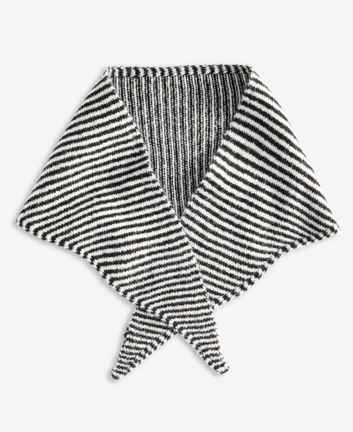 Women's Striped Triangle Scarf