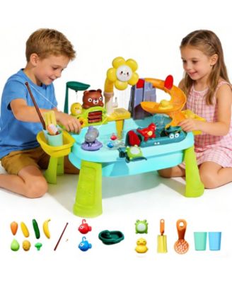 Sand Water Table Electric Pump Kitchen Play Sink Kids Toys