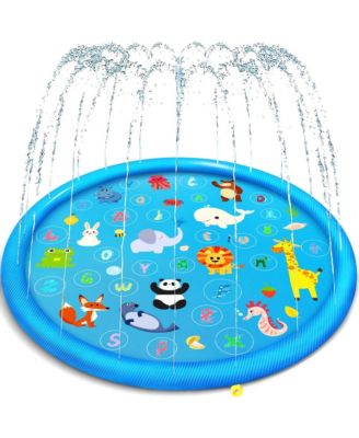69" Non-slip Splash Pad Sprinkler Pool Water Play Mat