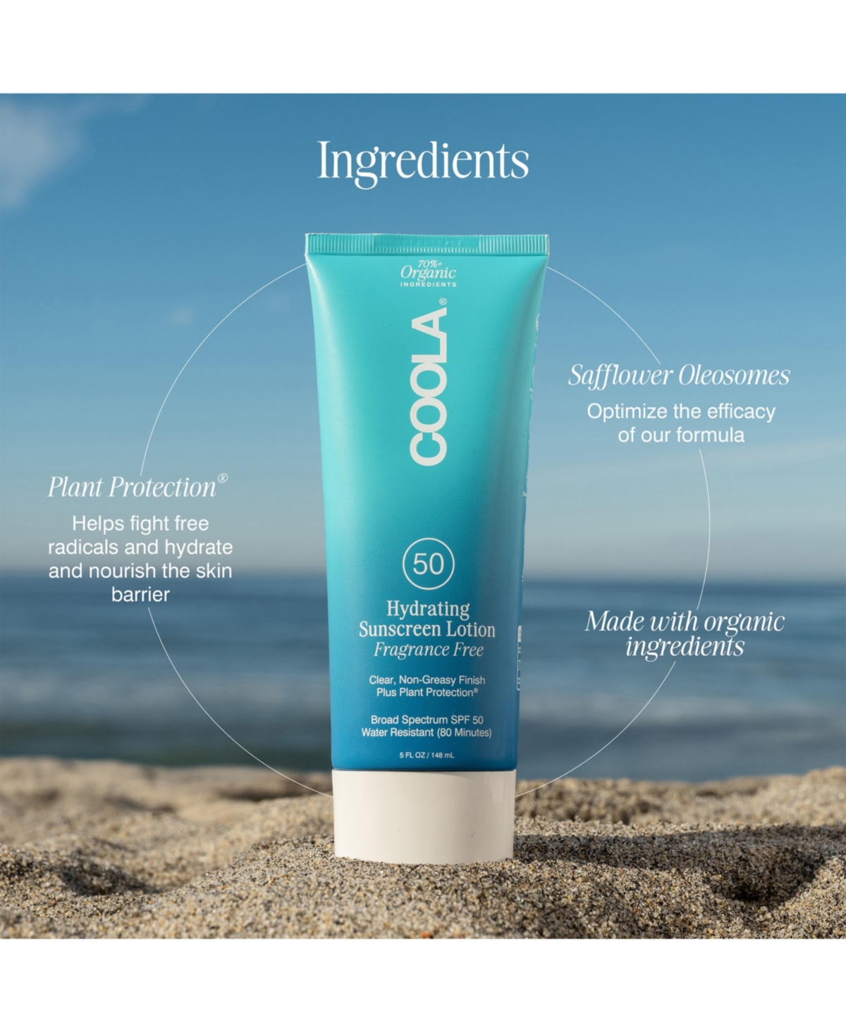 Coola Classic Body Sunscreen Lotion Spf 50