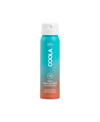 Clear Sunscreen Spray SPF 70 - Peach Blossom, 2 oz.