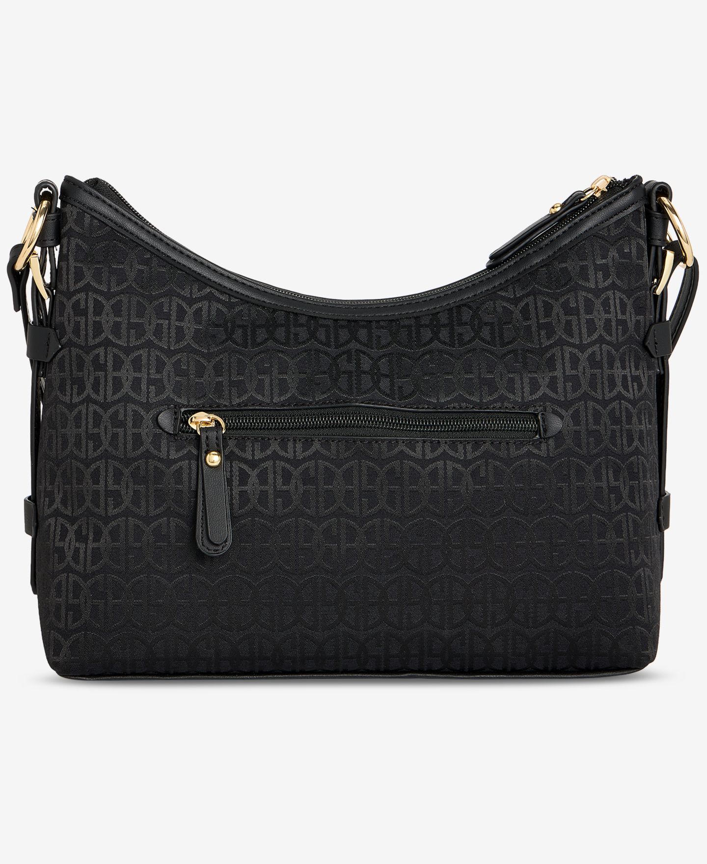 Женская сумка Giani Bernini Jacquard Soft Shoulder, цвет: Чёрный — фото 4