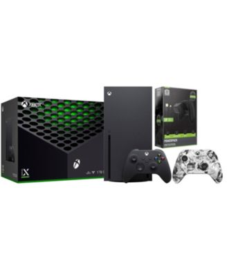 Microsoft Xbox Series X 1tb Disc Console With Extra Controller Battery Pack Bundle
