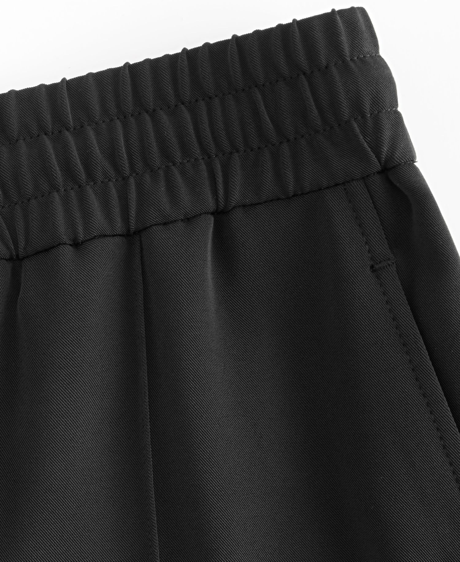 Petite Wide-Leg High-Waisted Pants