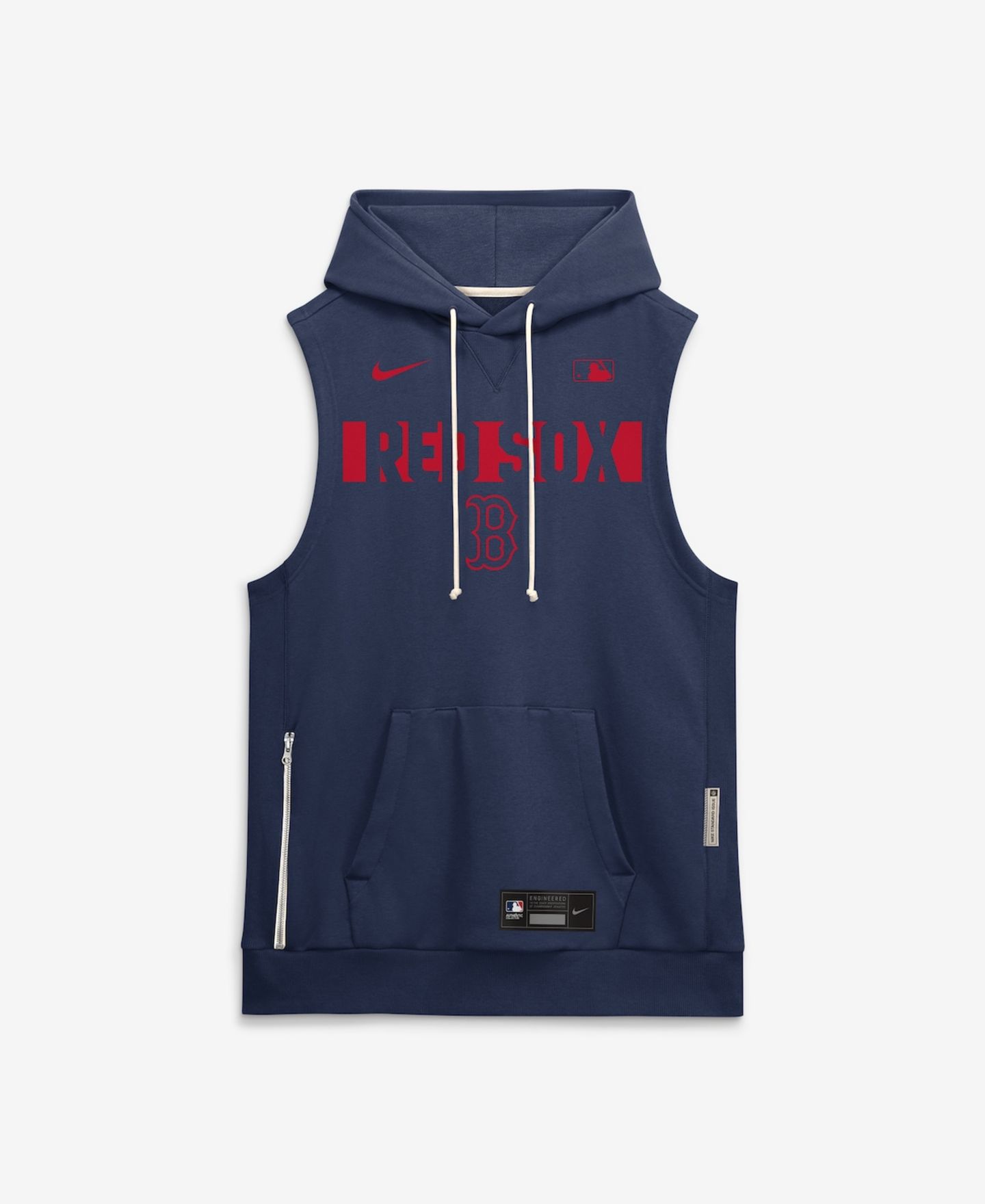 Мужское худи Nike Navy Boston Red Sox Authentic Collection Standard Issue Dri-FIT Sleeveless — фото 4