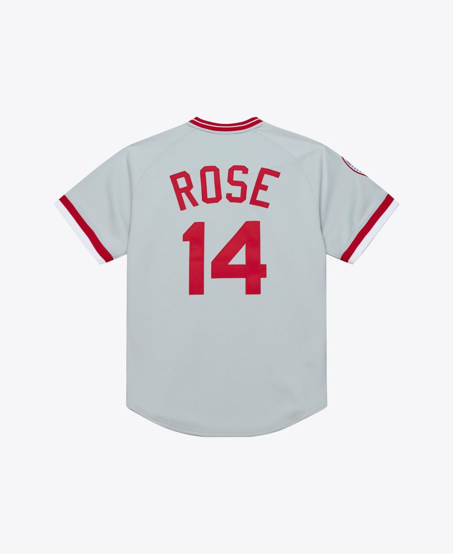 Men's Pete Rose Gray Cincinnati Reds 1976 Authentic Jersey