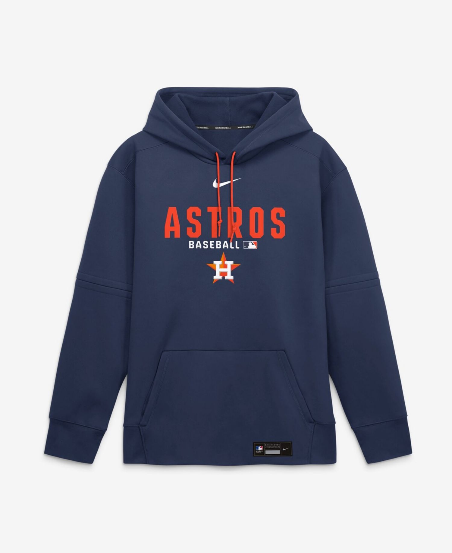 Men's Navy Houston Astros Authentic Collection Therma-FIT Hoodie
