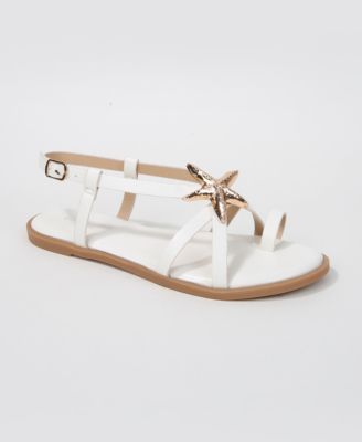 Women's Kiana Starfish Accent Flat Sandals