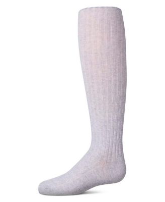 Girls 3 Pack Classic Ribbed Cotton-Rich Knee Socks