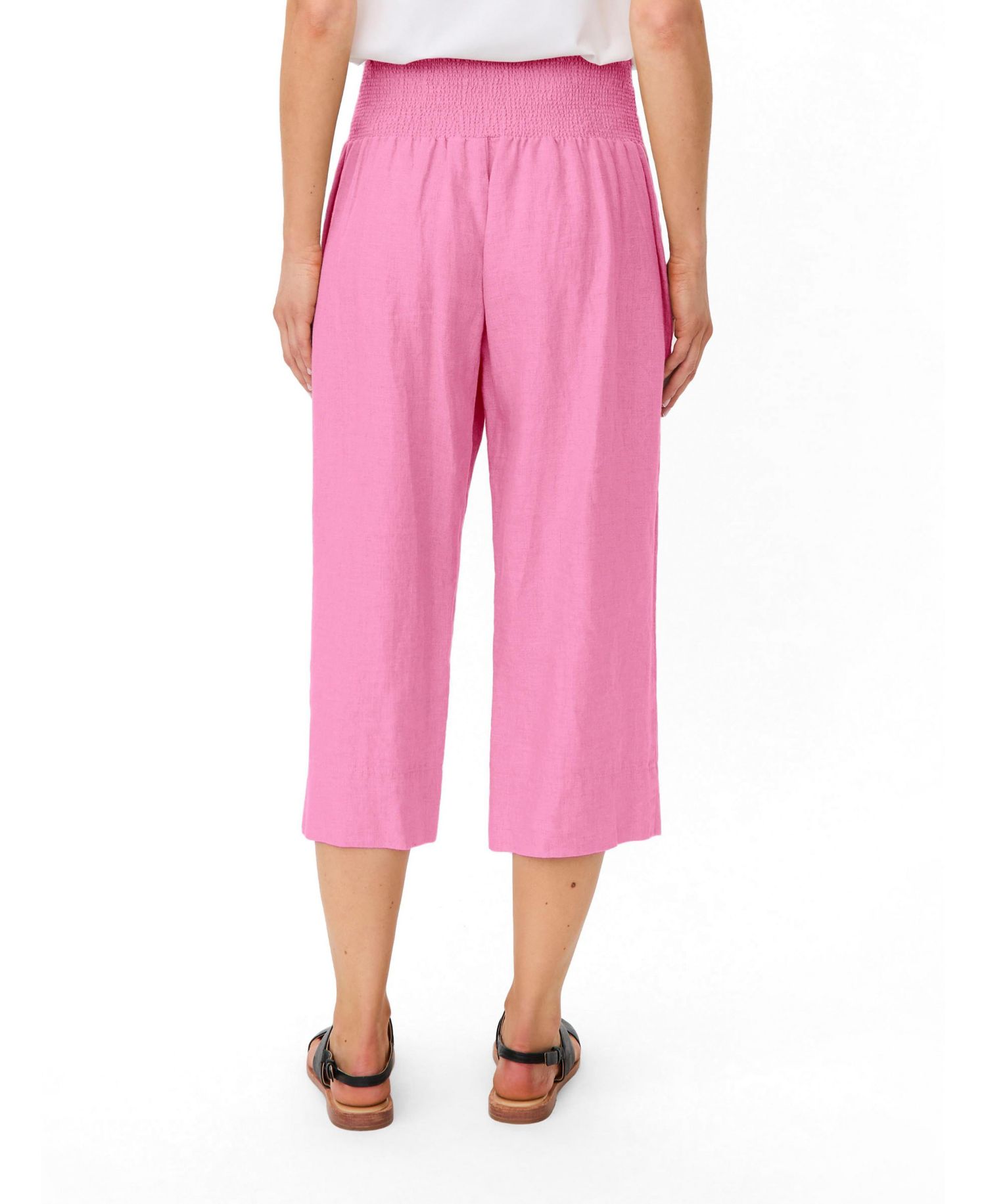 Women's Mapallas Linen Cropped Trousers