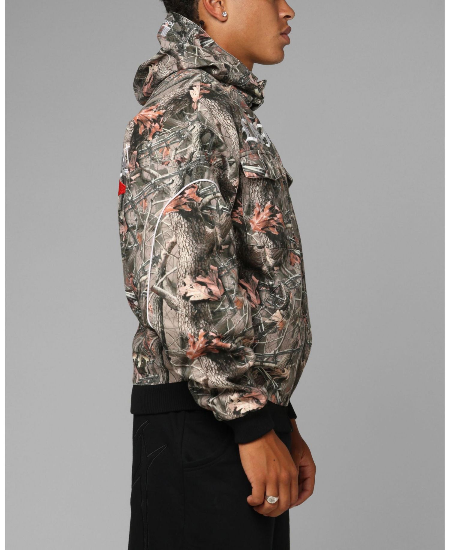 Mens Fracture Hoodie - Real Tree Camo