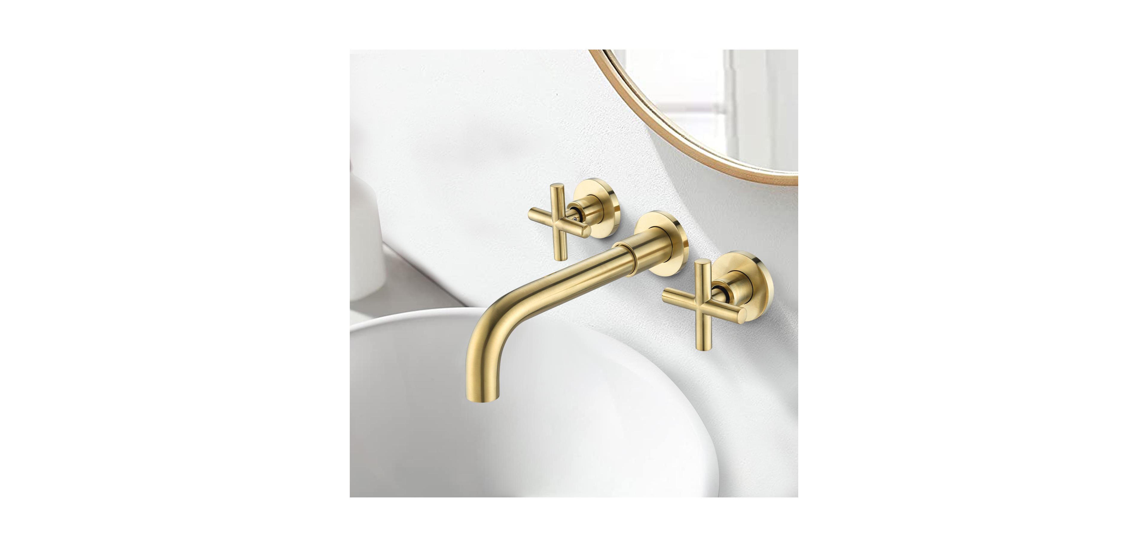 Phying Bathroom Faucet Wall Mounted Bathroom Sink Faucet